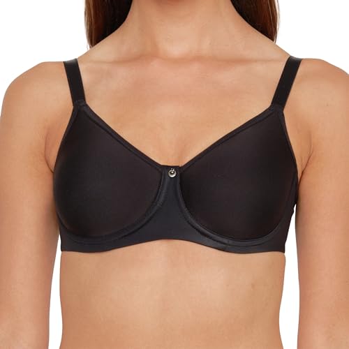 Susa Damen Susa Damen Spacer-bh mit Bügel Catania Comfort T Shirt BH, Schwarz (Schwarz 004), 85C EU von Susa