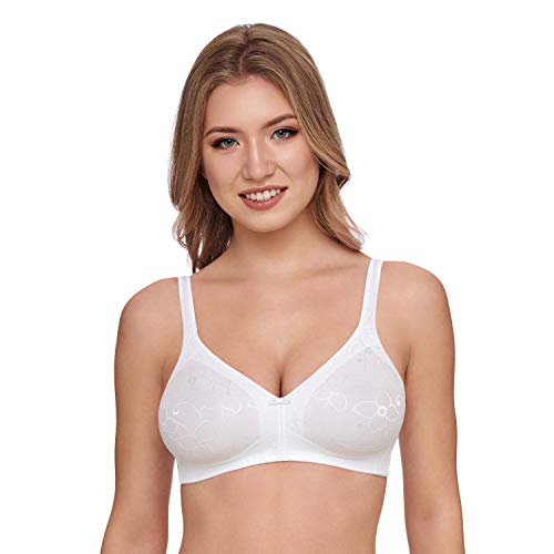 Susa Damen Topsy BH, Blickdicht, weiß, 75C von Susa