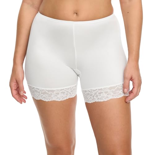 Susa Damen Wiesn-Zauber 711 Dirndl Slip mit Bein, weiß, 36 von Susa