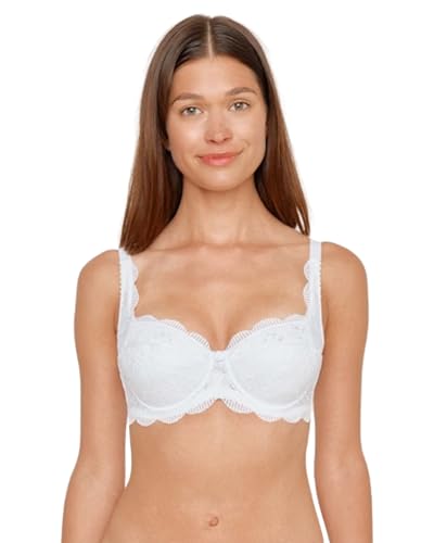 Susa Damen Wiesn-Zauber 8033 Balconette Dirndl-BH, weiß, 80C von Susa