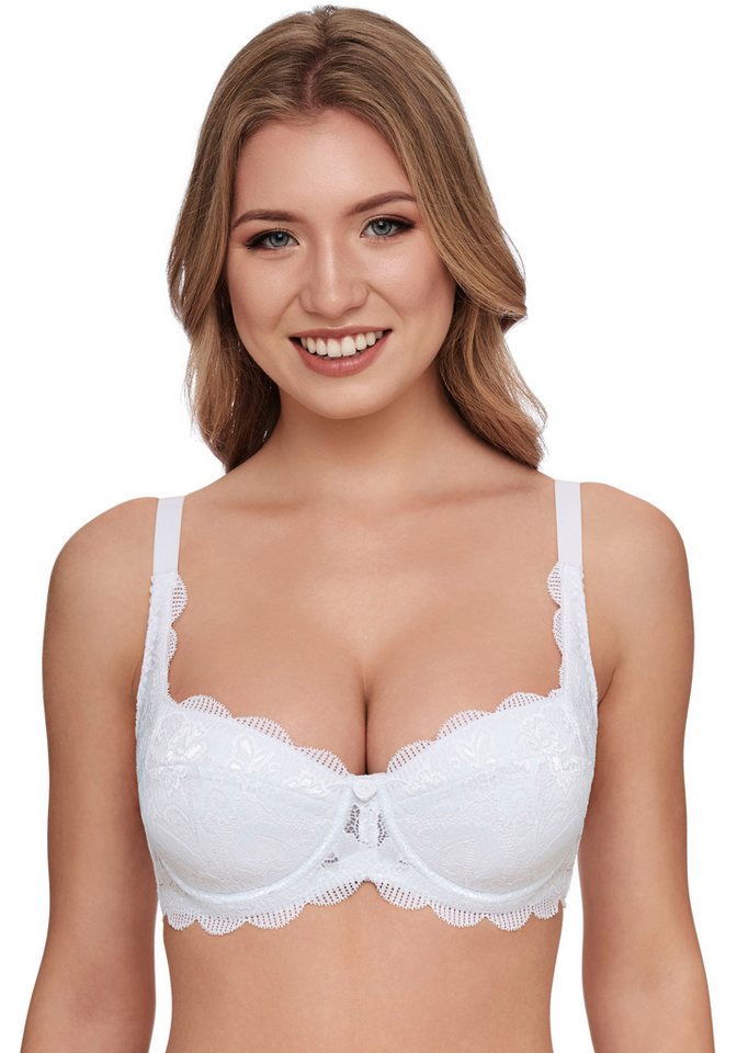 Susa Dirndl-BH Wiesn-Zauber mit Spitze, elastisch, vorgeformte Cups, feminin von Susa