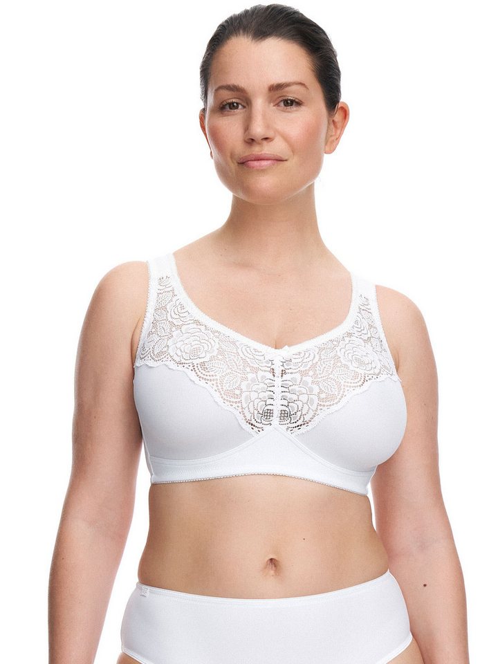 Susa Entlastungs-BH BH ohne Bügel Nizza (Stück, 1-tlg) Bodyliner Cups, Floral, keine/nicht relevant, Spitze von Susa