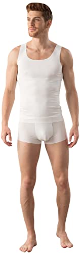 Susa Herren Tanitex Unterhemd, weiß, XL von Susa