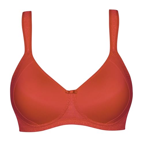 Susa Schalen BH Damen ohne Bügel Milano I Damen-BHS mit nahtlos vorgeformten Cups I Dessous mit optimaler Passform und wunderbarem Hautgefühl I Terracotta I 85E von Susa