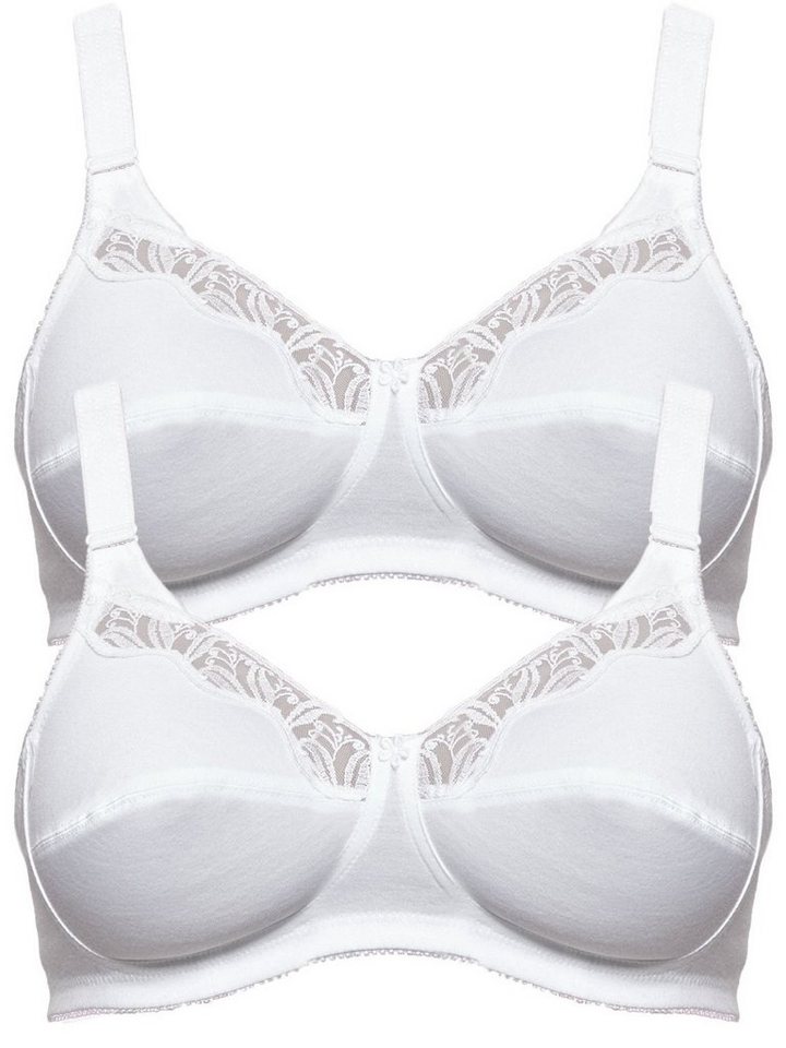 Susa Set: Bügelloser BH 2er Pack BH ohne Bügel Cotton (Spar-Set, 2-tlg) - von Susa