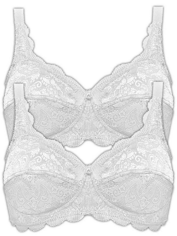 Susa Set: Bügelloser BH 2er Pack BH ohne Bügel Latina (Spar-Set, 2-tlg) - von Susa