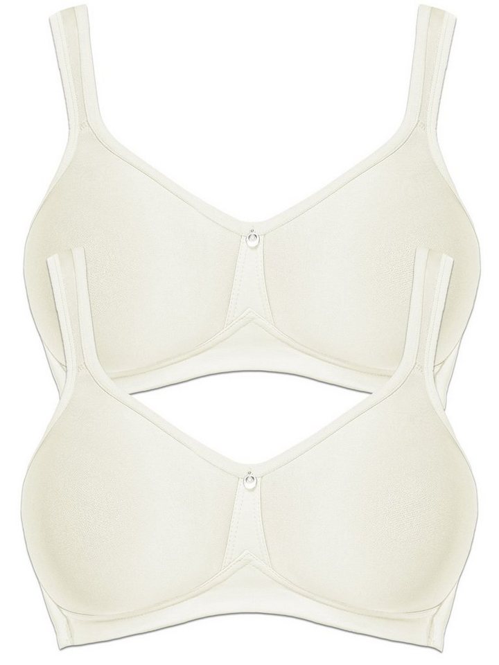 Susa Set: Bügelloser BH 2er Pack Spacer BH ohne Bügel Catania (Spar-Set, 2-tlg) von Susa