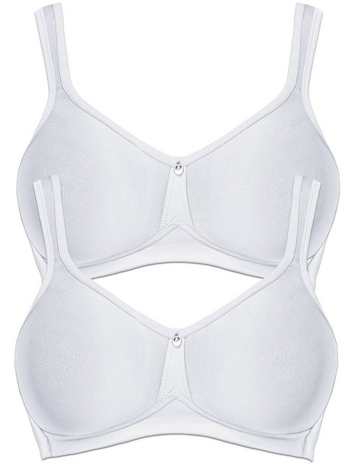 Susa Set: Bügelloser BH 2er Pack Spacer BH ohne Bügel Catania (Spar-Set, 2-tlg) von Susa