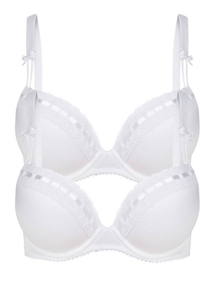 Susa Set: Dirndl-BH 2er Pack Push Up Dirndl BH Wiesn Zauber (Spar-Set, 2-tlg) Push up Effekt von Susa