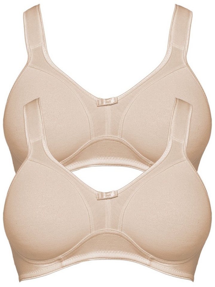 Susa Set: Entlastungs-BH 2er Pack Entlastungs BH ohne Bügel Basics (Spar-Set, 2-tlg) von Susa