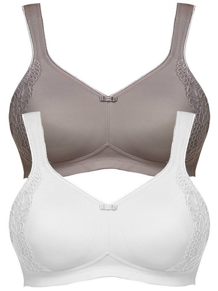 Susa Set: Minimizer-BH 2er Pack Minimizer BH ohne Bügel London (Spar-Set, 2-tlg) Stützfunktion von Susa