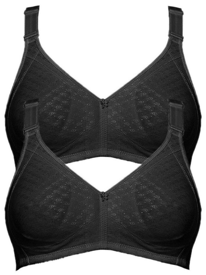 Susa Set: Soft-BH 2er Pack BH ohne Bügel Topsy Plus (Spar-Set, 2-tlg) von Susa