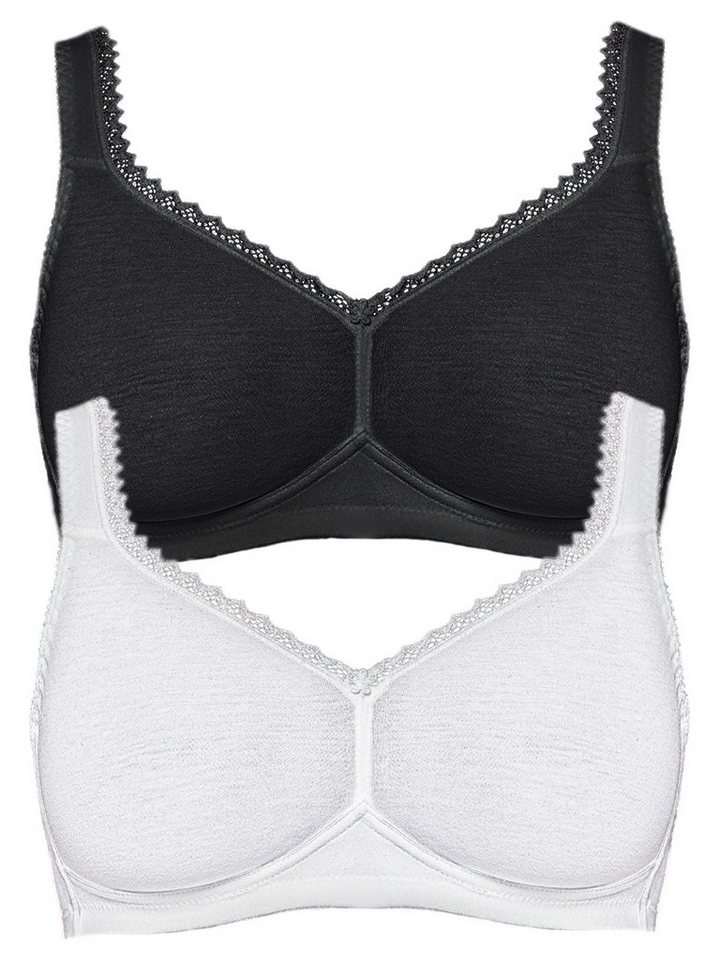 Susa Set: Soft-BH 2er Pack Baumwoll BH ohne Bügel Organic Cotton (Spar-Set, 2-tlg) von Susa