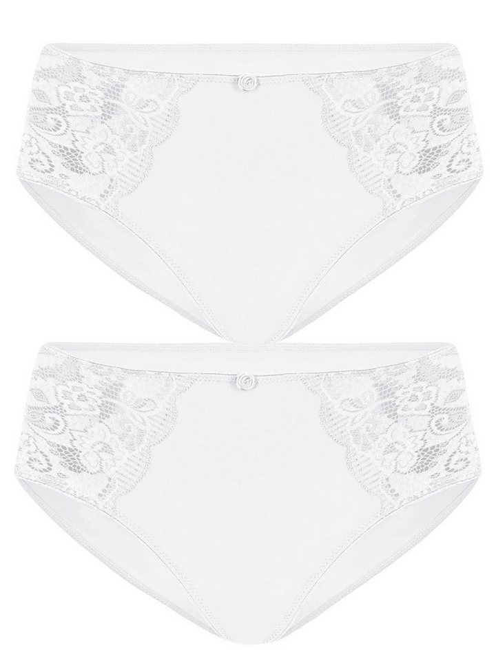Susa Slip 2er Pack Damen Slip Latina (Spar-Set, 2-St) Zwickel von Susa