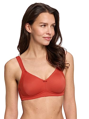 Susa Soft-BH Damen mit Minimizer-Effekt Entlastungsträger, Verstellbar hinten Terrakotta 95D von Susa