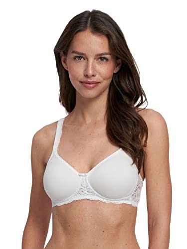 Susa Spacer BH Damen ohne Bügel Nizza I Damen-BHS aus atmungsaktivem Spacer Material I Formstabil I Angenehmes Hautgefühl, hoher I weiß I 85C Susa Spacer BH Damen ohne Bügel Nizza I Damen-BHS aus atmungsaktivem Spacer Material I Formstabil I Angenehmes Hautgefühl, hoher I weiß I 85C von Susa