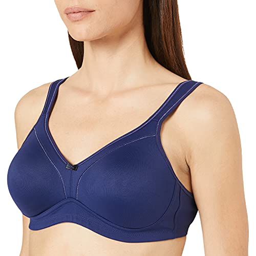 Susa Damen Topsy BHS Ohne Bügel BH, Blickdicht, Marineblau, 100 / 100B von Susa