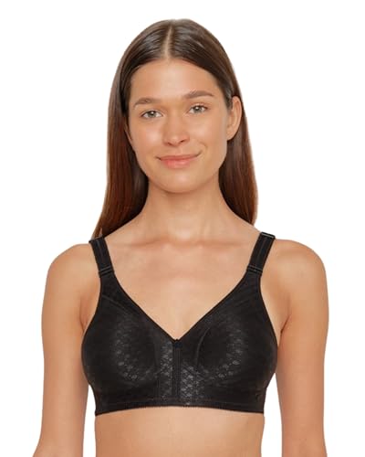 SUSA Damen Standard BH, Blickdicht, Schwarz, B100 von SUSA