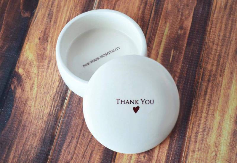 Danke Aufbewahrungsbox - Houseguest Geschenk von Susabellas