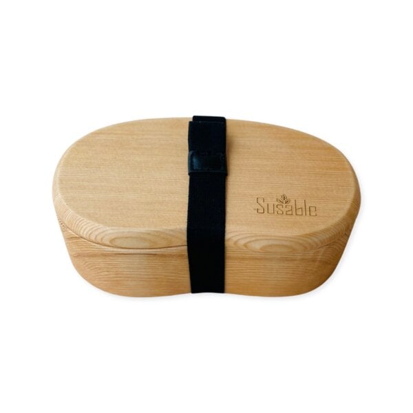 Susable Bento Box - Lunchbox aus Gummibaumholz von Susable