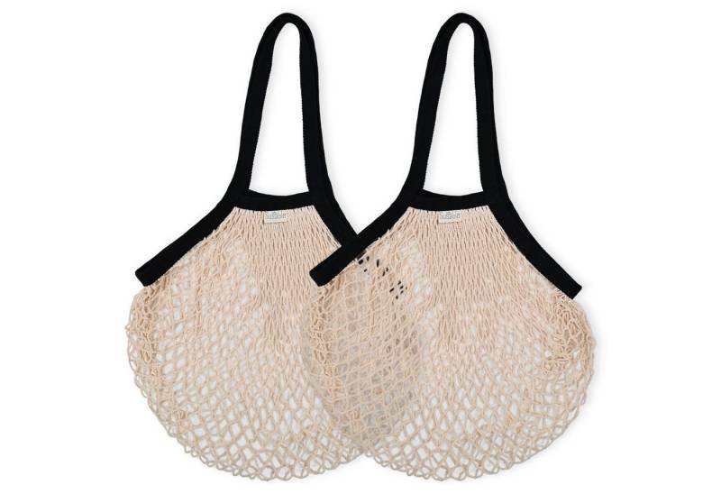 Susable Schultertasche Vielseitige Einkaufstasche – Netztasche aus Bio-Baumwolle 2er-set von Susable