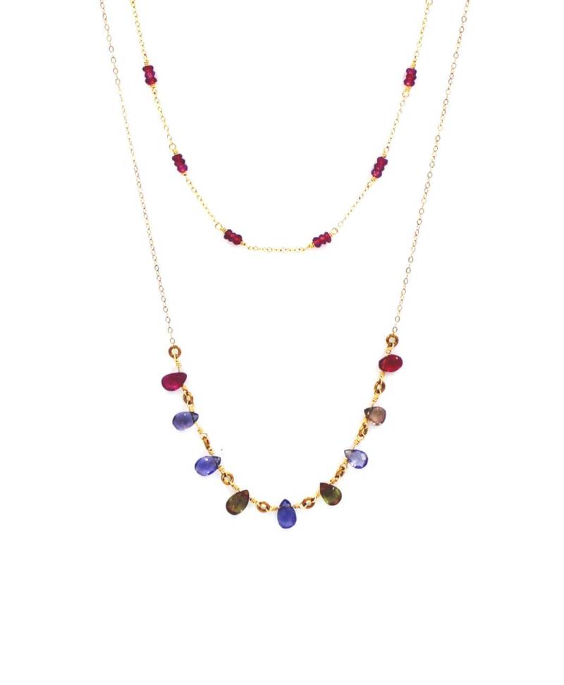 Alle Saphir Halskette Alle Saphir Halskette von SusanJillDesigns