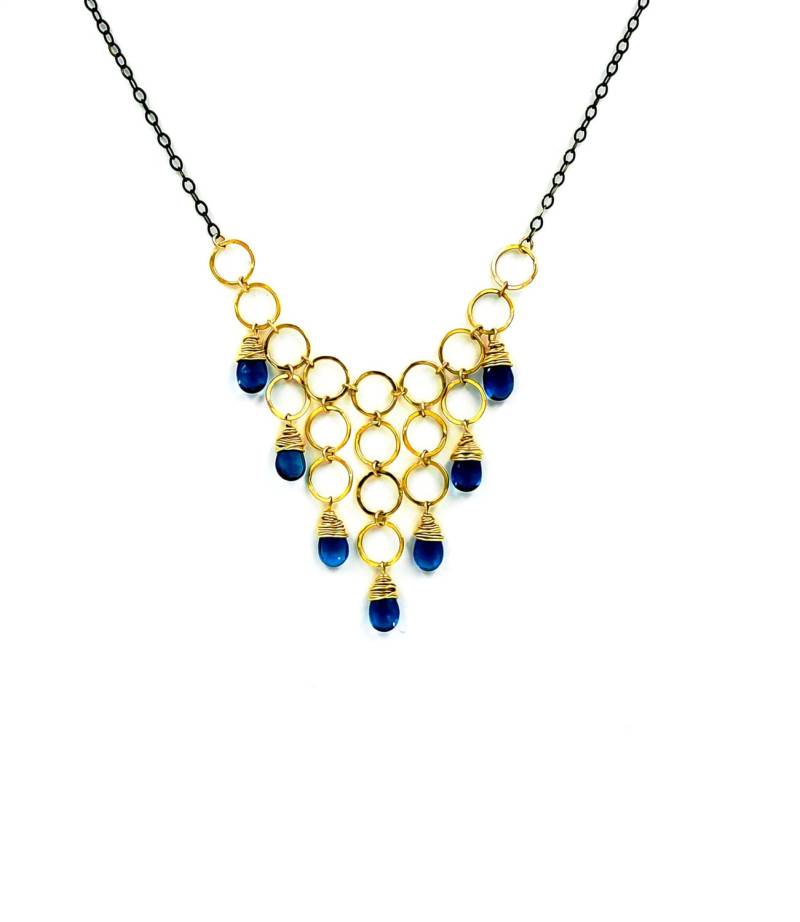 Antike Tropfenkette Mit Topas Antike Tropfenkette Mit Topas von SusanJillDesigns