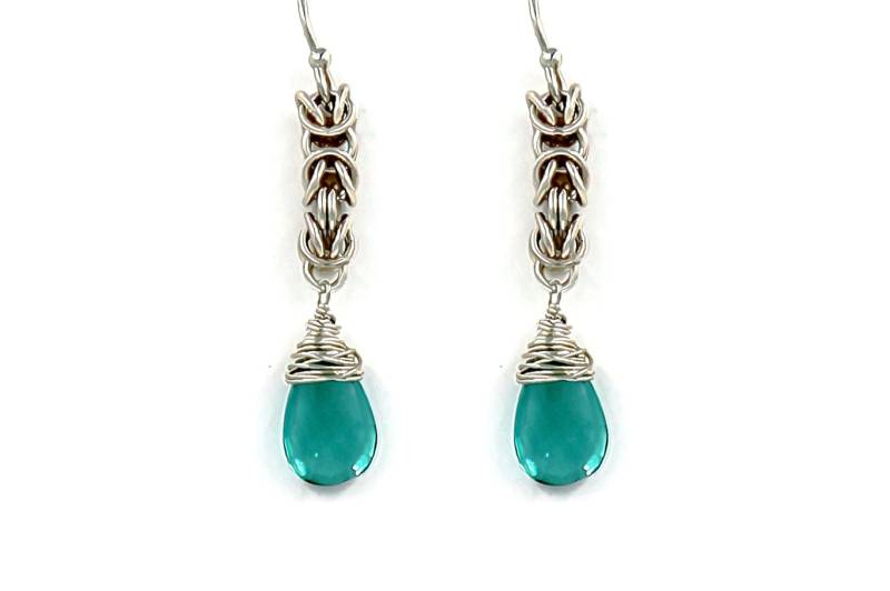 Apatit Ketten Ohrringe Apatit Ketten Ohrringe von SusanJillDesigns