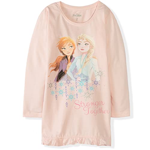 Offizielles Disney Minnie Mouse / Disney Die Eiskönigin Charaktere Mädchen Langarm Baumwolle Nachthemd Nachthemd Nachtwäsche Pyjama 2-8 Jahre, Weiß – Disney Frozen, 3 Jahre von Susanna Clothing