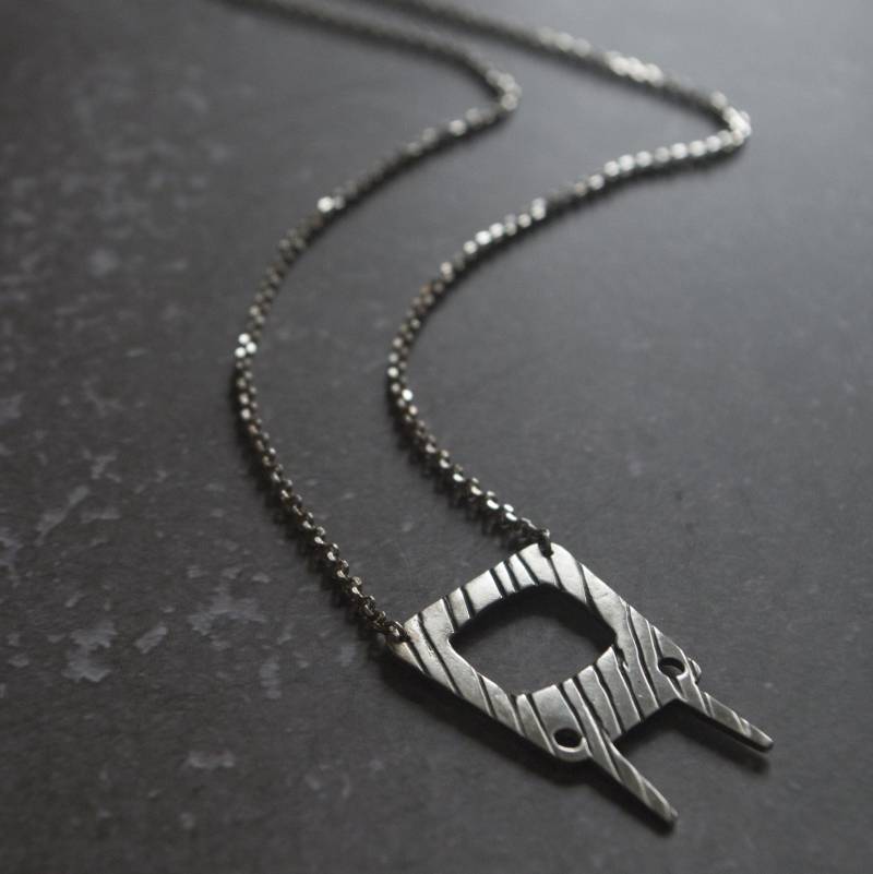 Silberkette "Retro Tv" | Oxidiert" Silberkette "Retro Tv" | Oxidiert" von SusannahWayJewellery