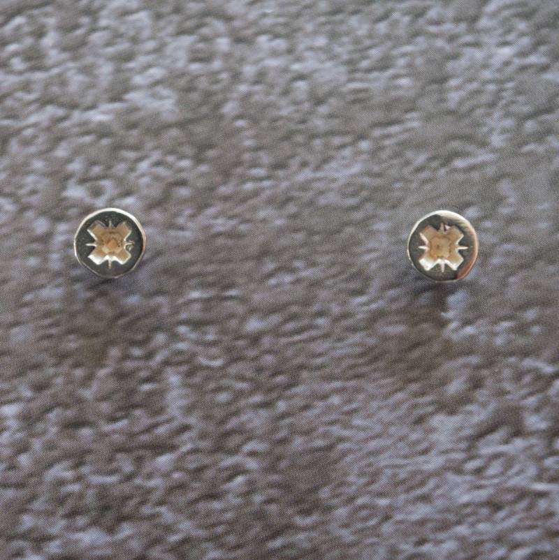 Silberne Schraubenkopf-Ohrstecker Silberne Schraubenkopf-Ohrstecker von SusannahWayJewellery