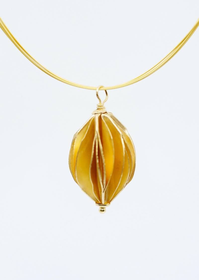 Anhänger "Karambole" Gold von SusanneKringsSchmuck