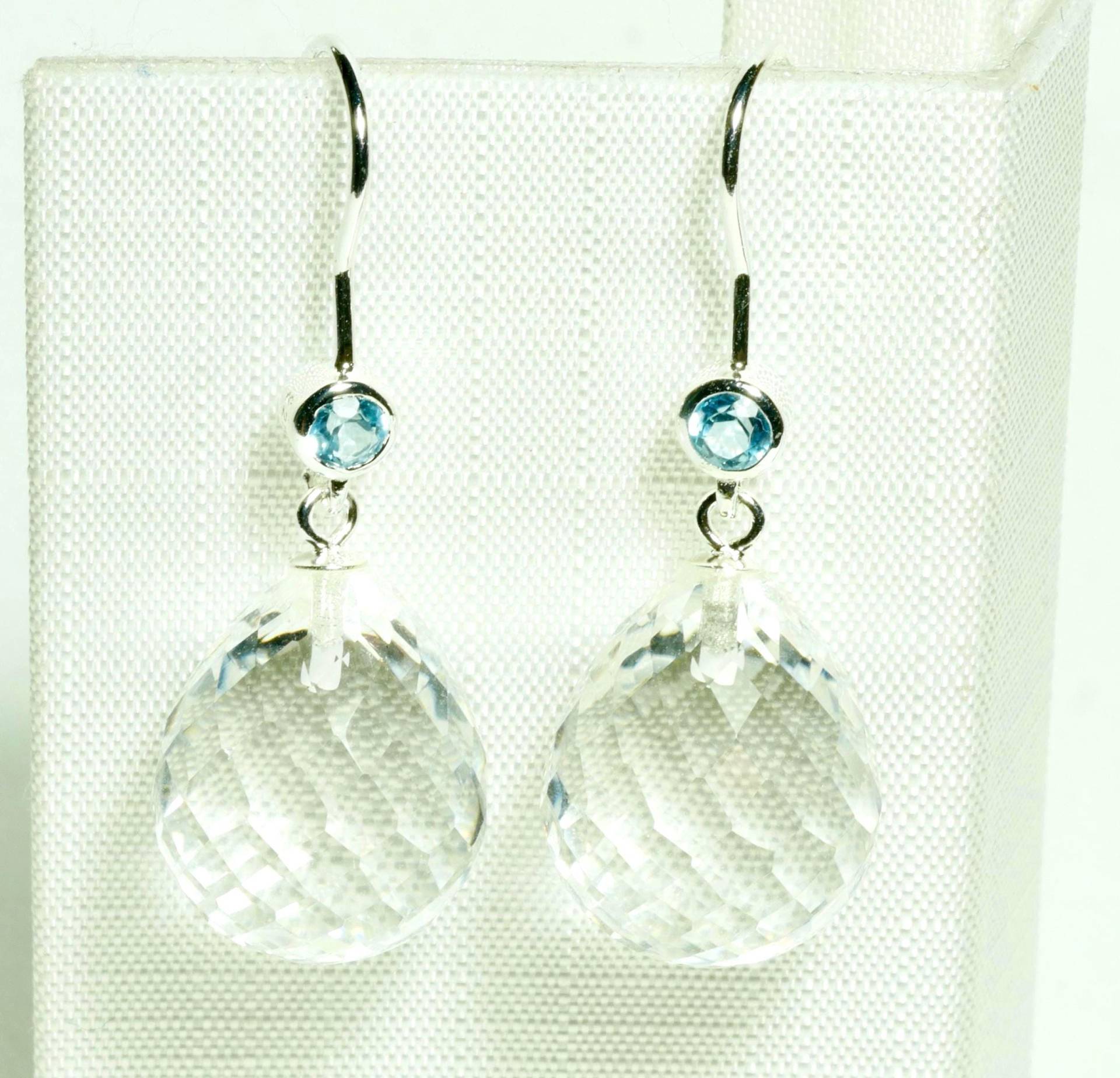 Bergkristall Und Topas Ohrringe Silber von SusanneKringsSchmuck