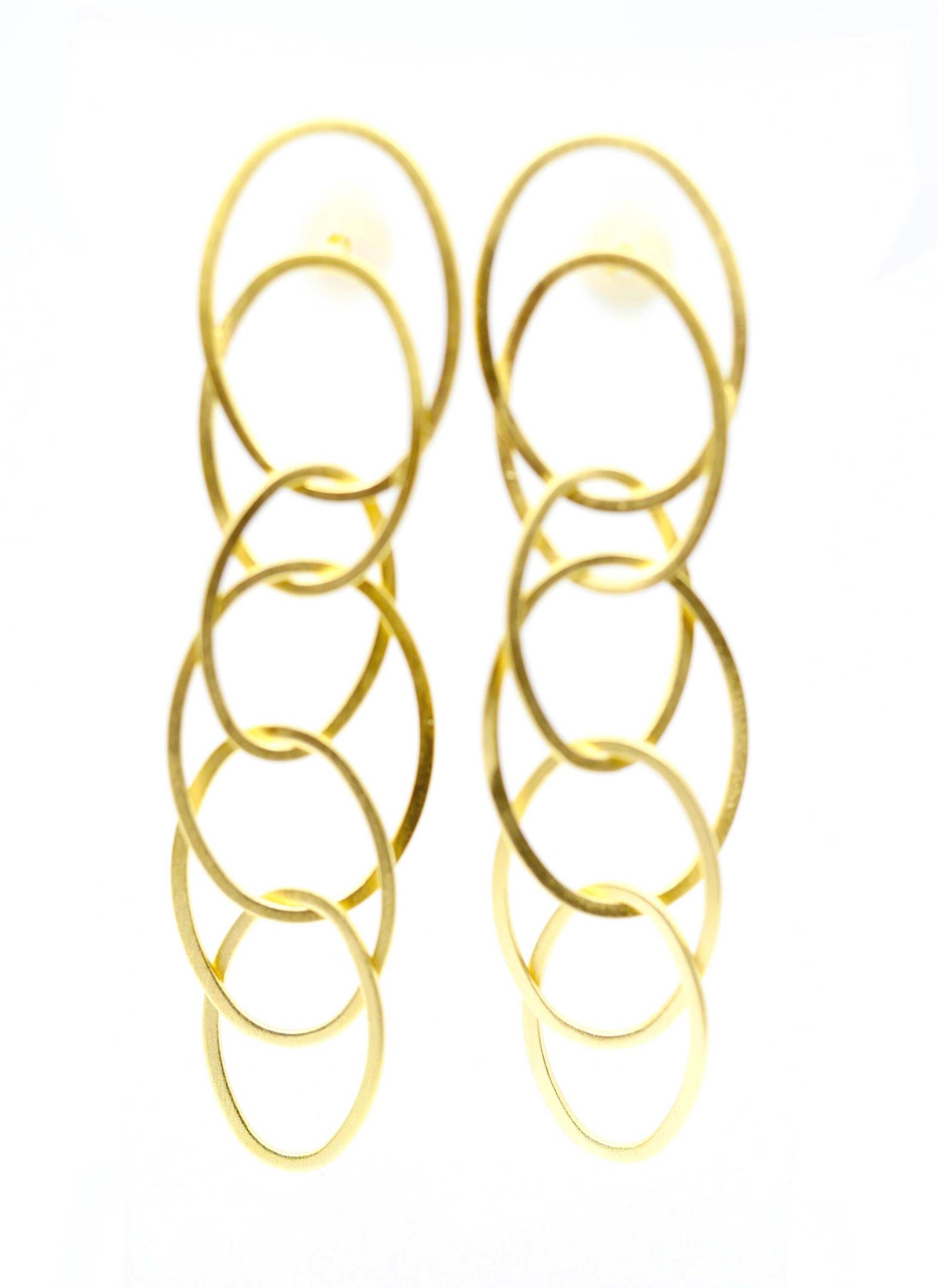 Hängeohrringe Lang Und Beweglich von SusanneKringsSchmuck