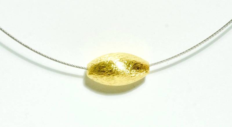 Halsreifen Gold Schote von SusanneKringsSchmuck