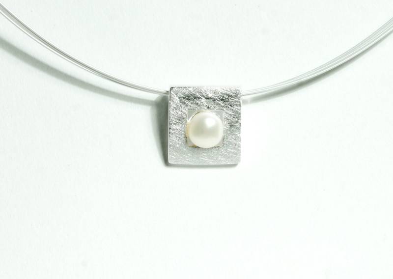Ketten Anhänger Silber Mit Perle von SusanneKringsSchmuck