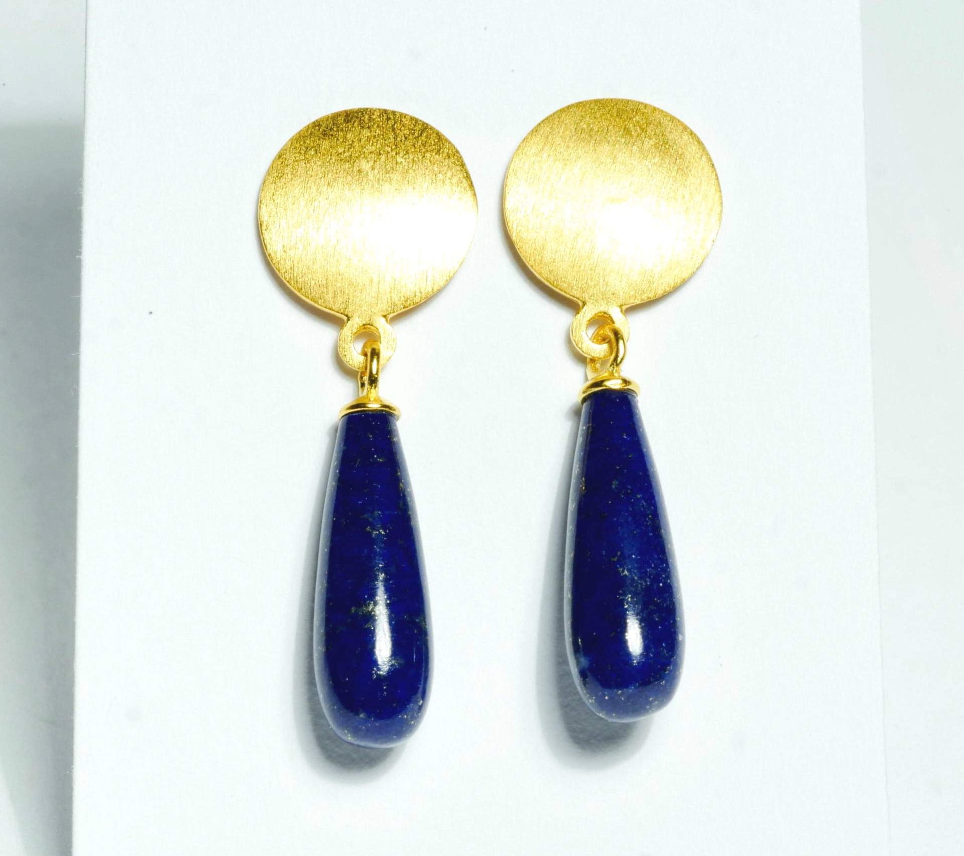 Lapis Lazuli Ohrringe Gold von SusanneKringsSchmuck