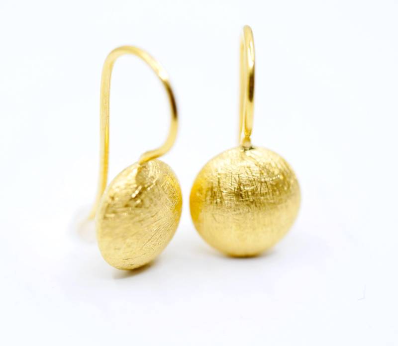 Ohrringe Gold Drop von SusanneKringsSchmuck