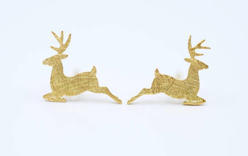 Ohrringe Rentier von SusanneKringsSchmuck
