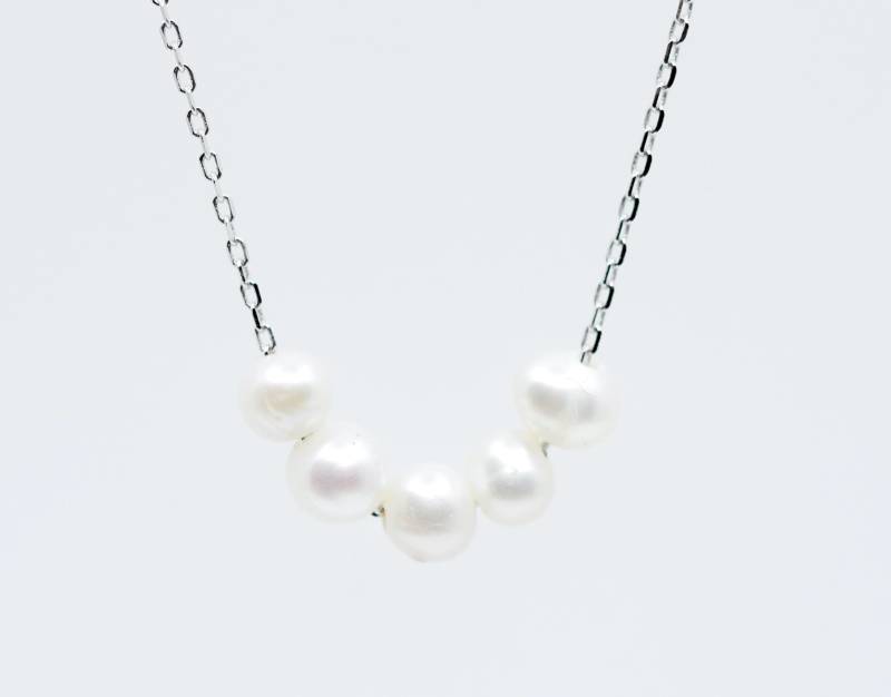 Perlen Kette Silber von SusanneKringsSchmuck