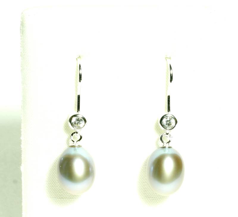 Perlen Ohrringe Silber von SusanneKringsSchmuck