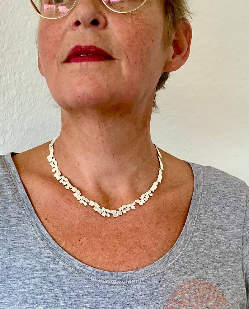 Silber Kette, Collier 40 + 5cm von SusanneKringsSchmuck