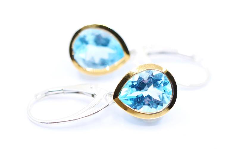 Topas Ohrringe Bicolor von SusanneKringsSchmuck