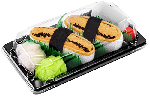 Rainbow Socks - Damen Herren - Sushi Socken Tamago-Omelett - Lustige Geschenk - 1 Paar - Größen 41-46 von Rainbow Socks