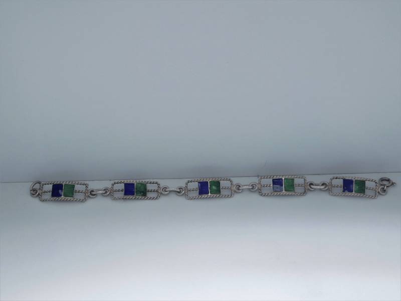 sterling Und Emaille Guilloche Armband sterling Und Emaille Guilloche Armband von SusiesEstateFinds