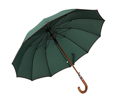 Susino 3516N hochwertiger Stockschirm 12-teilig mit Automatik - sturmsicher （ 117 Durchmesser ）/ Umbrella with fibergalss，windproof (Gruen) von Susino