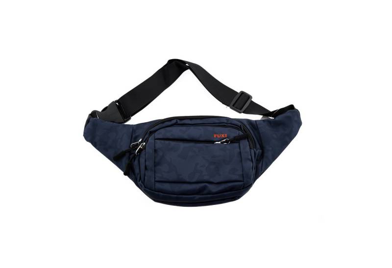 Susino Bauchtasche Umhängetasche aus Polyester mit 3 Fächern sicherer Reißverschluss von Susino