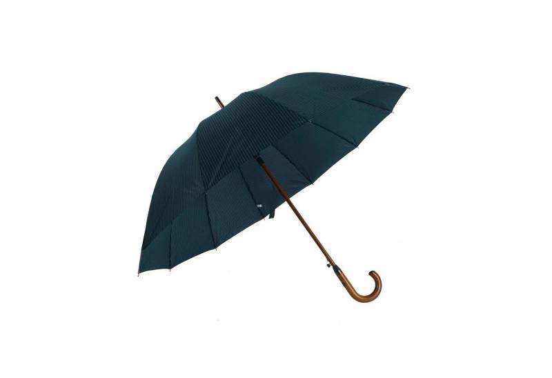 Susino Stockregenschirm mit Holzgriff ø114 cm - Regenschirm, Punkt-Motiv, Automatiköffnung von Susino