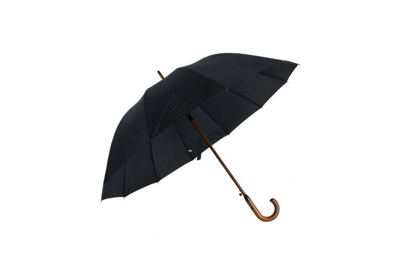 Susino Stockregenschirm mit Holzgriff ø114 cm - Regenschirm, Punkt-Motiv, Automatiköffnung von Susino
