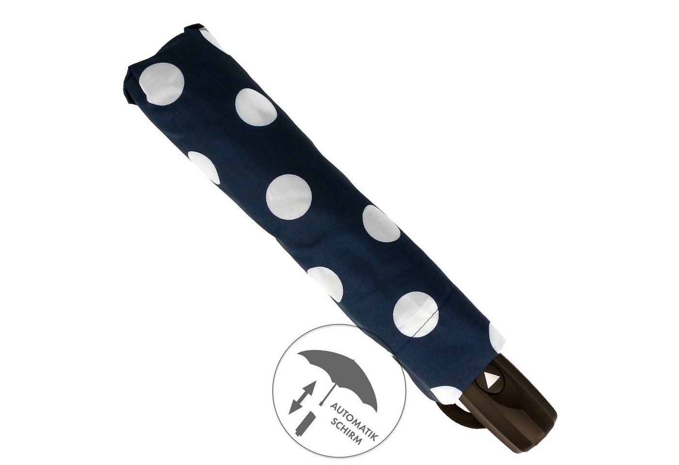 Susino Taschenregenschirm Kleiner Regenschirm Automatik für Damen und Herren, Sturmfest mit Windschutz-Mechanismus, in fröhlichen Designs Susino Taschenregenschirm Kleiner Regenschirm Automatik für Damen und Herren, Sturmfest mit Windschutz-Mechanismus, in fröhlichen Designs von Susino